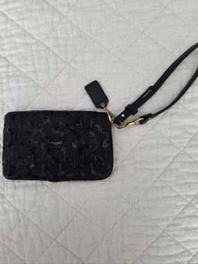 Coach Sequin Small Wallet/Wristlet